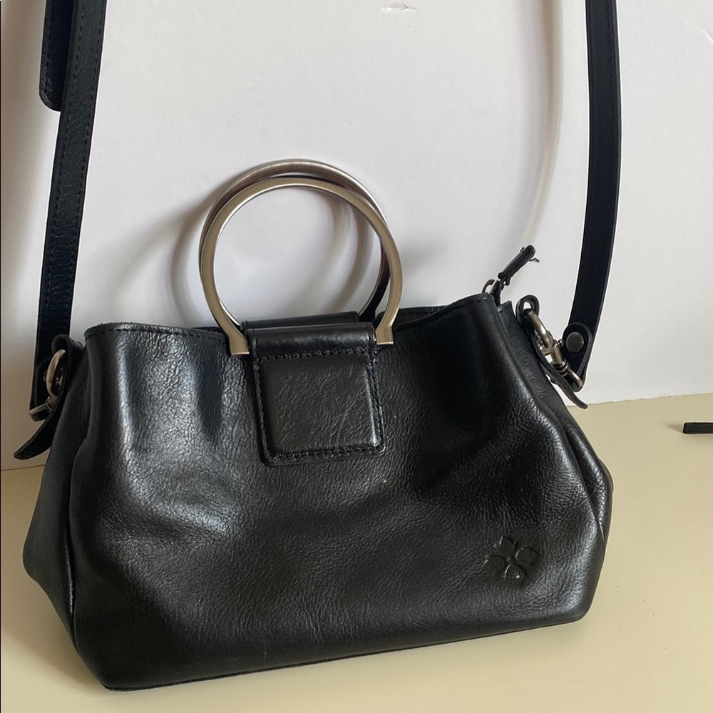 Elegant Black Patricia Nash Leather Handbag
